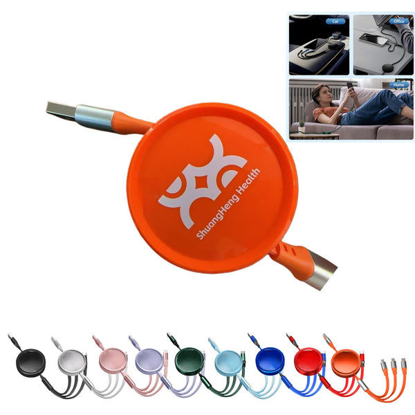 3 in 1 Retractable Charging Cable