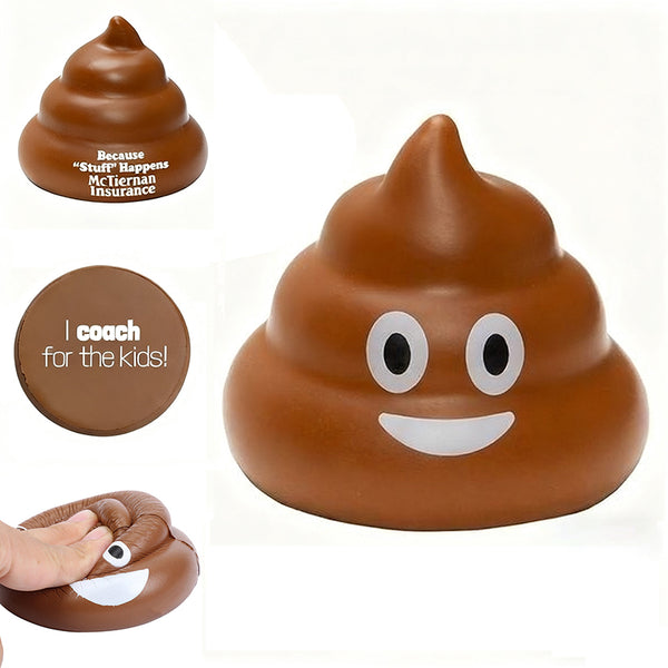 Poop Emoji Stress Balls