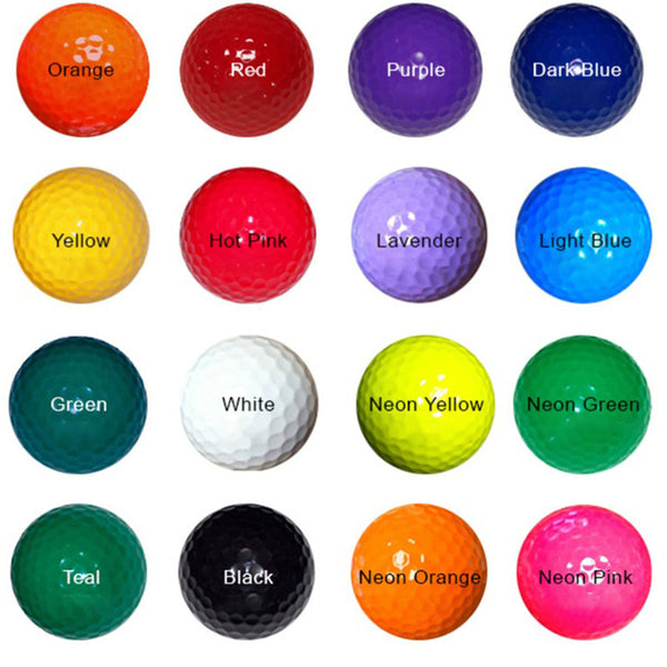 Custom 2 Layer Colored Golf Balls