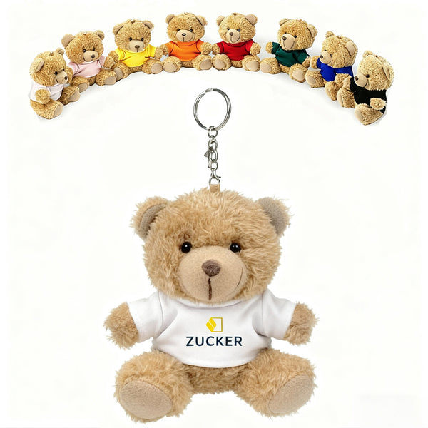 Custom Plush Bear Keychain