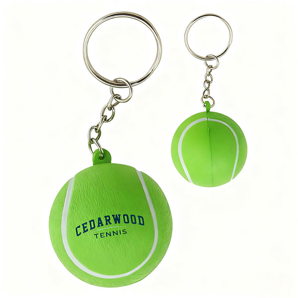 Tennis Ball Stress Reliever Key Chain