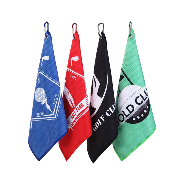 Full Color Waffle Golf Towel - OCEAN