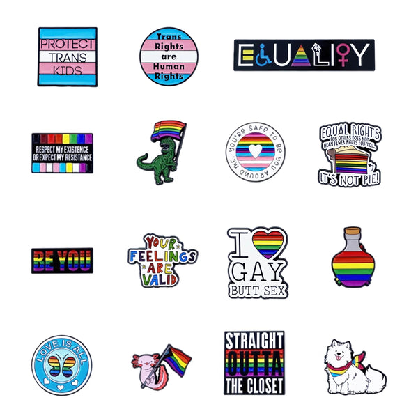 Pride Lapel Pin (No Decoration)