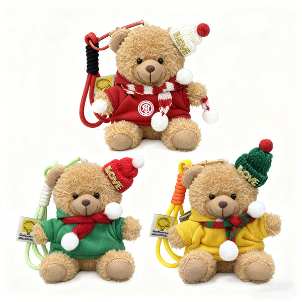 Custom Plush Bear Keychain
