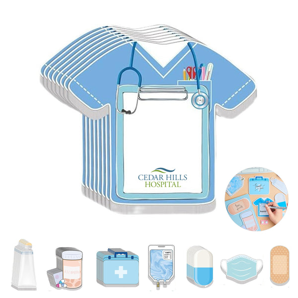 Medical Theme Die Cut Sticky Note