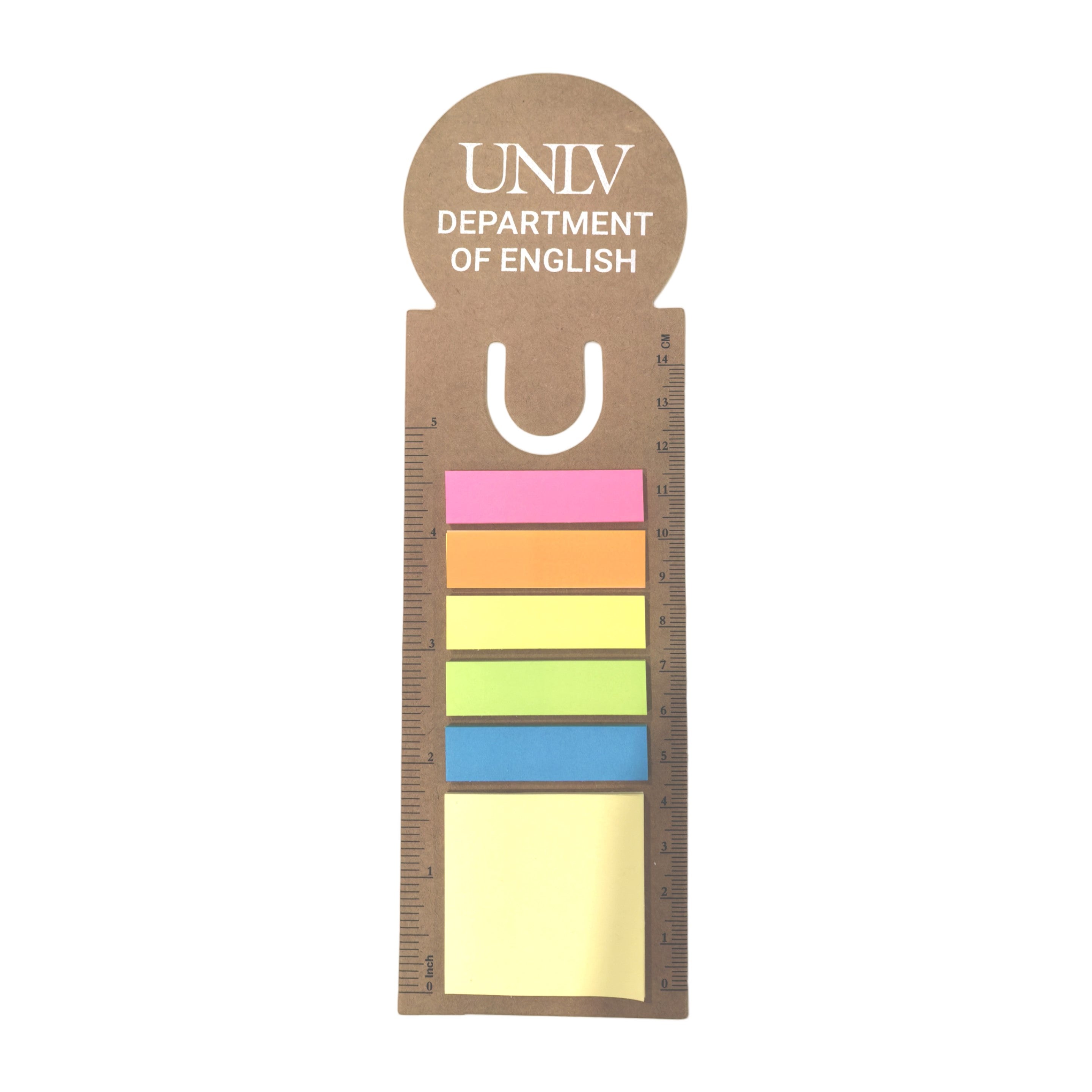 Sticky Note Bookmark with Ruler – upromousa