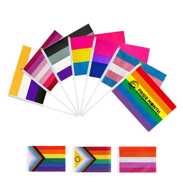 Mini Handheld LGBT Flag