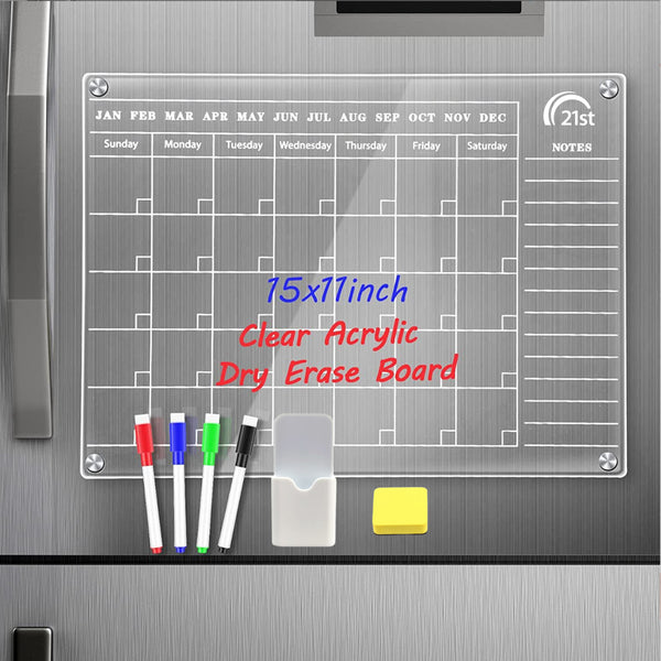 Custom Magnetic Fridge Weekly/Monthly Calendar 1pc Set - OCEAN