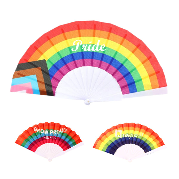 Custom Full Color Handheld Folding Fan 9"