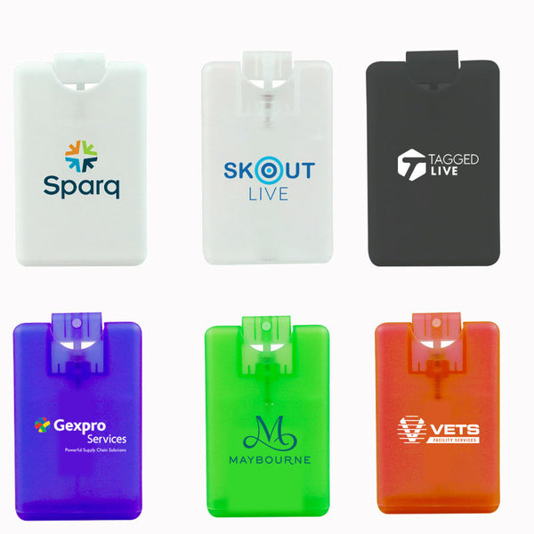 20 ml. Credit Card Style Hand Sanitizer Spray
