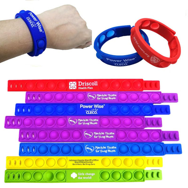 New Silicone Press Pop/Bubble Fidget Bracelet