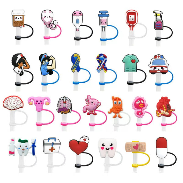 Medical Style Silicone Straw Topper