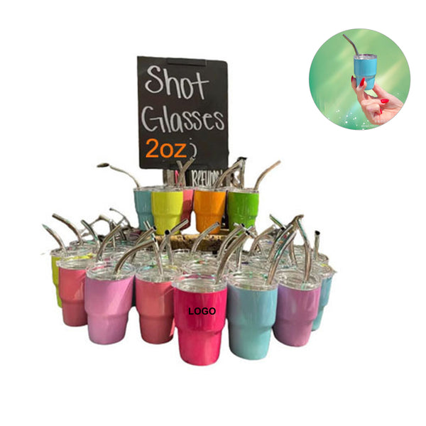 2oz Stainless Steel Shot Glass / Espresso Cup