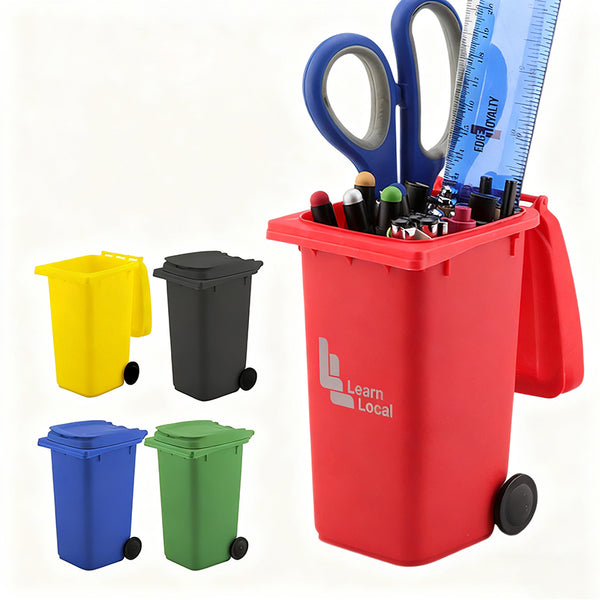 Mini Garbage Trash Bin Pen Holder