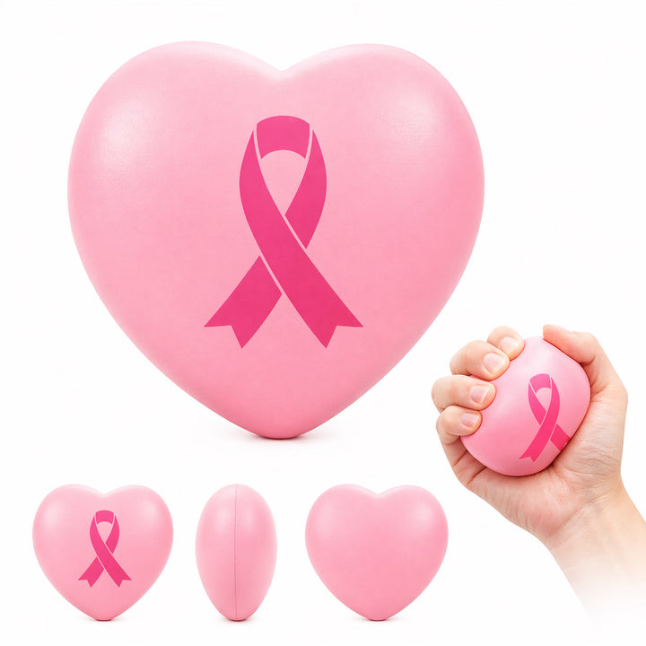 Breast Cancer Awareness Pink Ribbon Stress Ball – upromousa