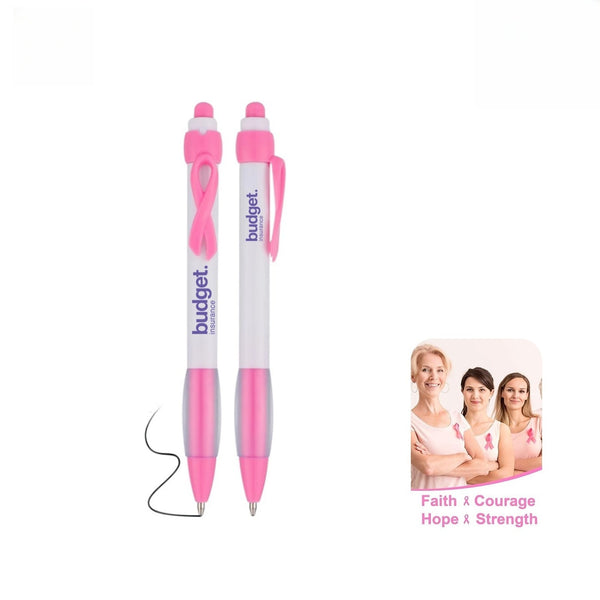 Pink Ribbon Breast Cancer Awareness Pen