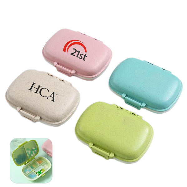 Wheat Straw Moisture Proof Pill Box