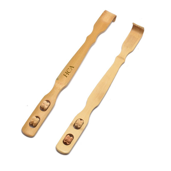Premium Bamboo Back Scratcher with Massager