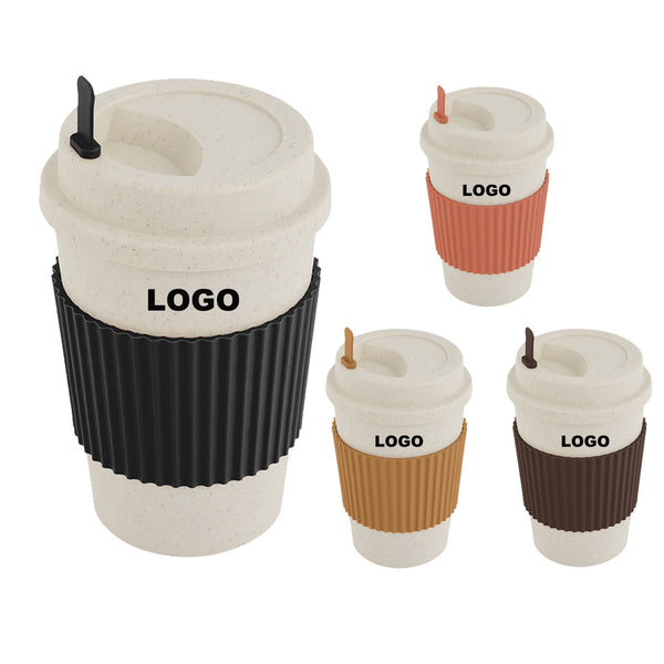 Portable Wheat Straw Coffee Cup-Ocean