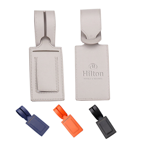 Premium Vegan Leather Luggage Tag for Suitcase