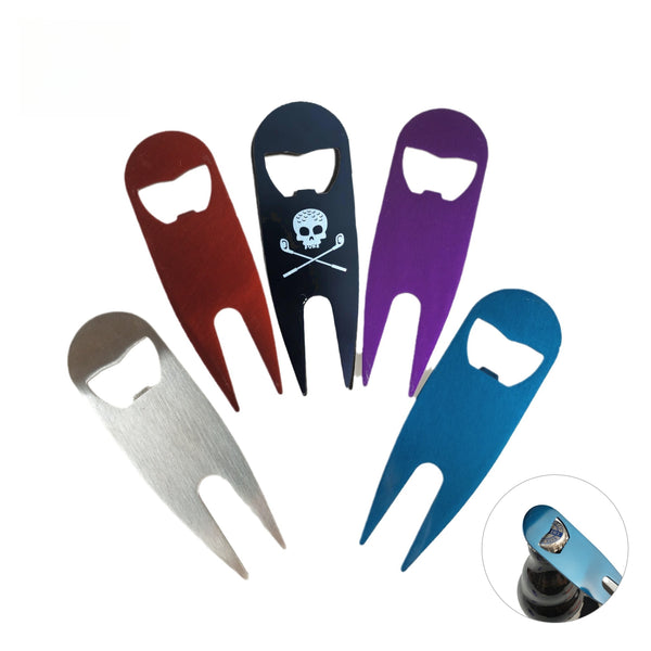 Stainless Steel Divot Tool With Bottle Opener