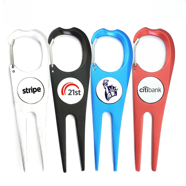 Divot Tool With Magnetic Ball Marker