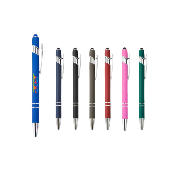 Soft Touch Aluminum Incline Stylus Pen