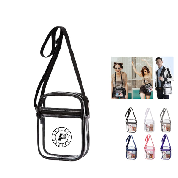 Clear CrossBody Bag Stadium Approved Clear Purse