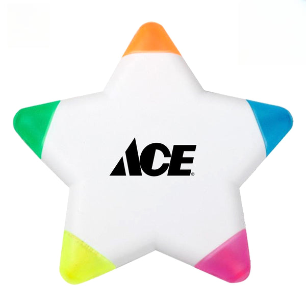 Cute 5-In-1 Star Shaped Highlighter