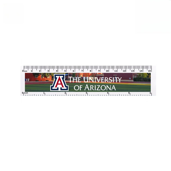 6" Transparent Ruler With Digital Imprint 6 1/4"L x 1 3/5"W