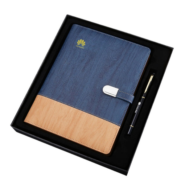 Notebook w/Power Bank & Flash Drive/Pen Gift Set-OCEAN