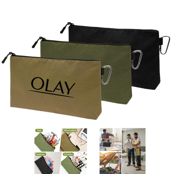 Premium Tool Zipper Pouch with Carabiner