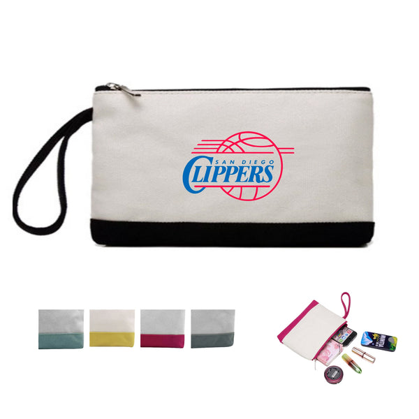 Two Tone Travel Canvas Toiletry Pouch