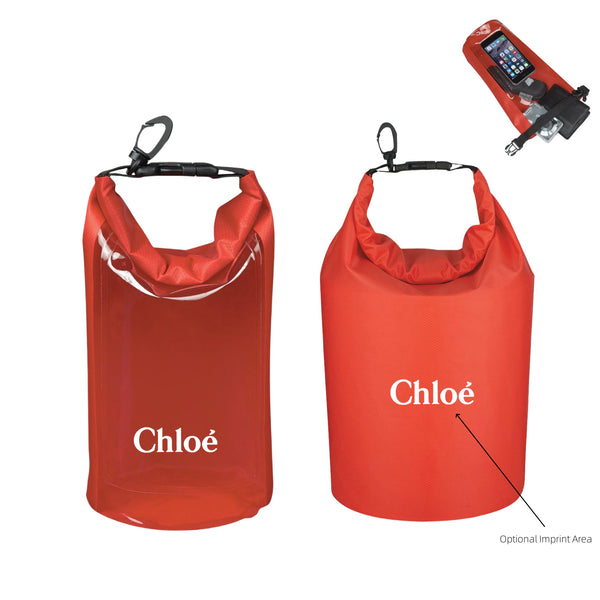 Roll Top Waterproof Dry Bag with Touch Screen Window