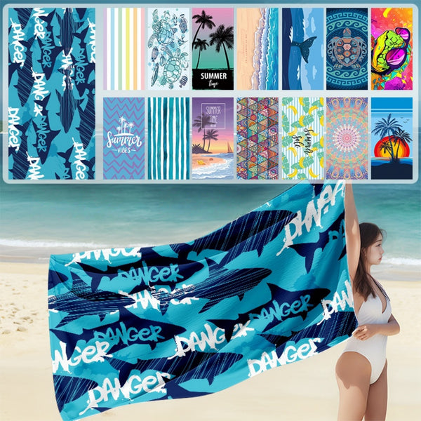 Digital Printed Lightweight Microfiber Beach Towel