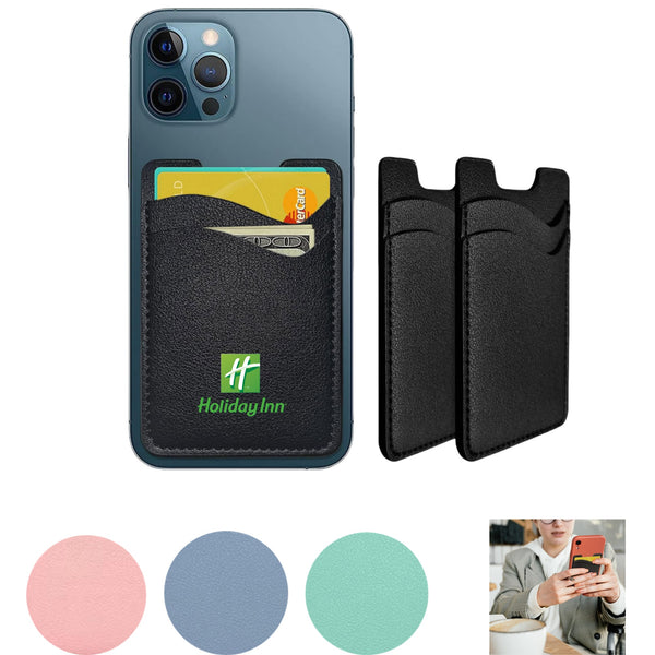 Dual Pocket PU Leather Phone Wallet