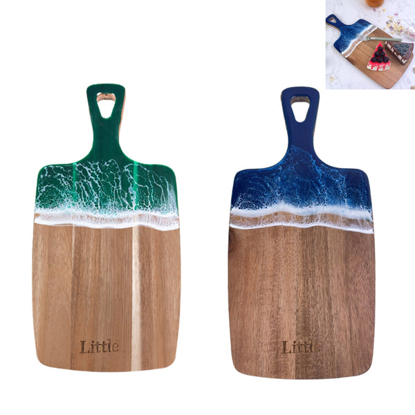 Wood Resin Cutting Board with Handle