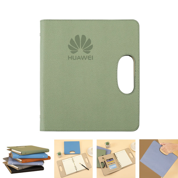 Lined A5 Binder Portable Refillable Notebook
