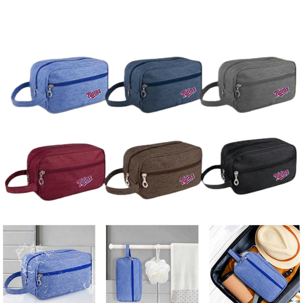 Travel Toiletry Bag with Divider and Handle