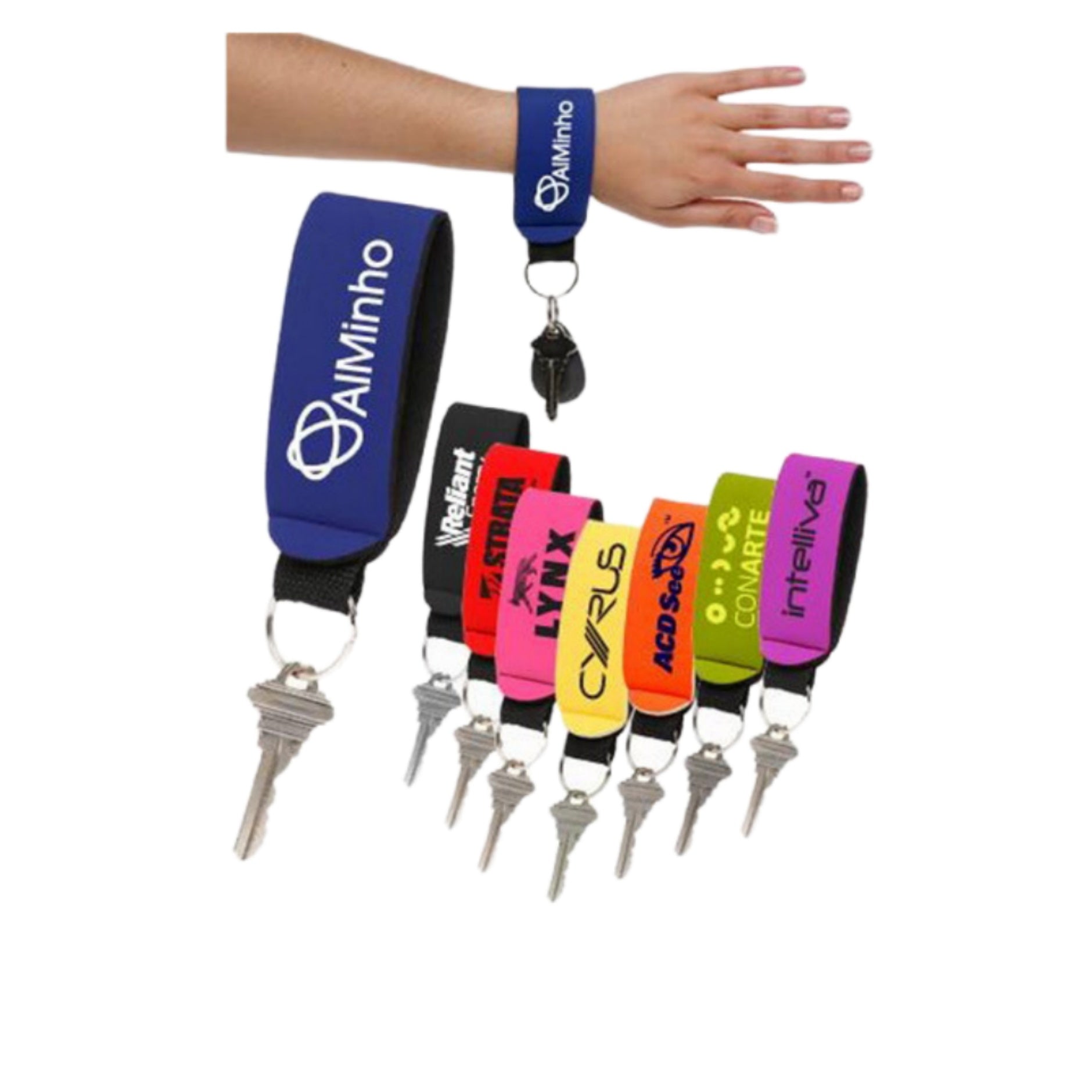 Neoprene Floating Key Ring/Key Chain – upromousa