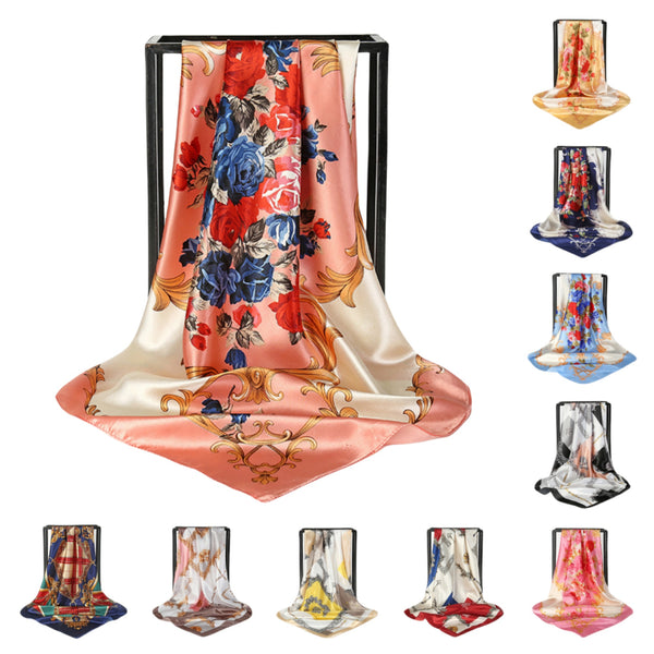 Women's Square Silk Scarves