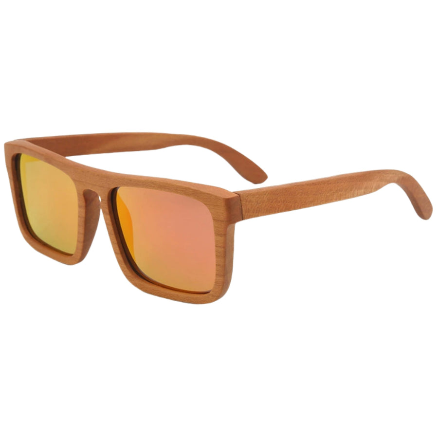 Bamboo Frame Polarized Sunglasses