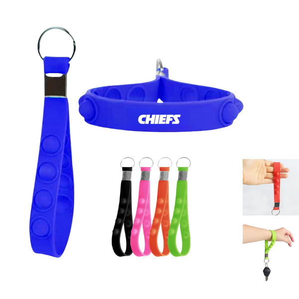 Popper Stress Reliever Key Chain