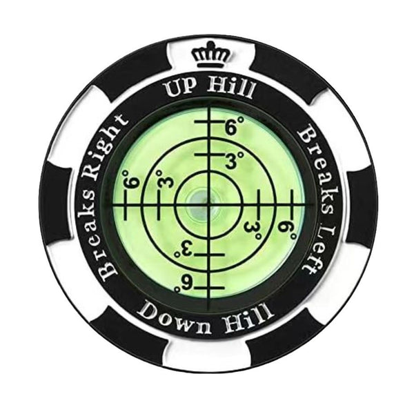 Magnetic Golf Ball Marker with High Precision Green Reading