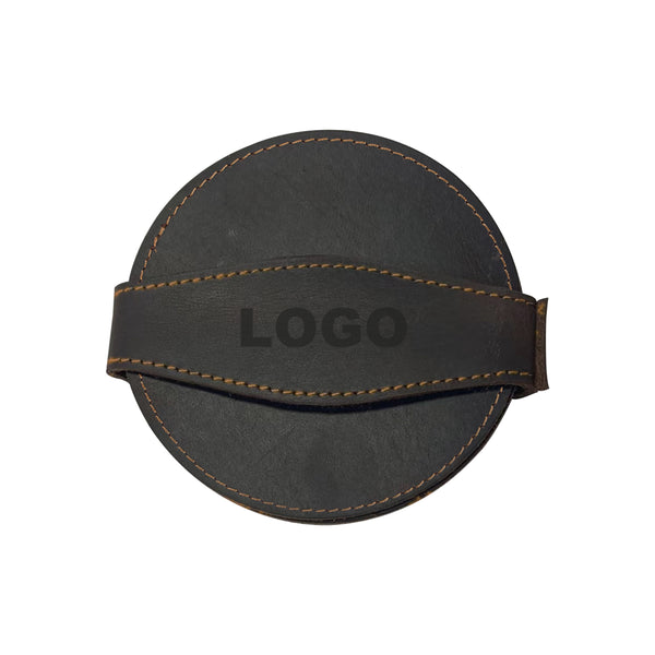 Crazy-Horse Leather Coaster Set-6PCS