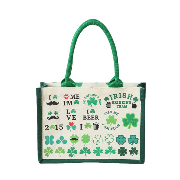 Digital Printed Golf Linen Cotton Tote Bag with Handle