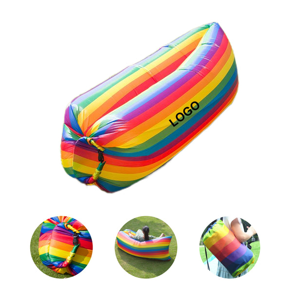 Rainbow Inflatable Lounger - OCEAN