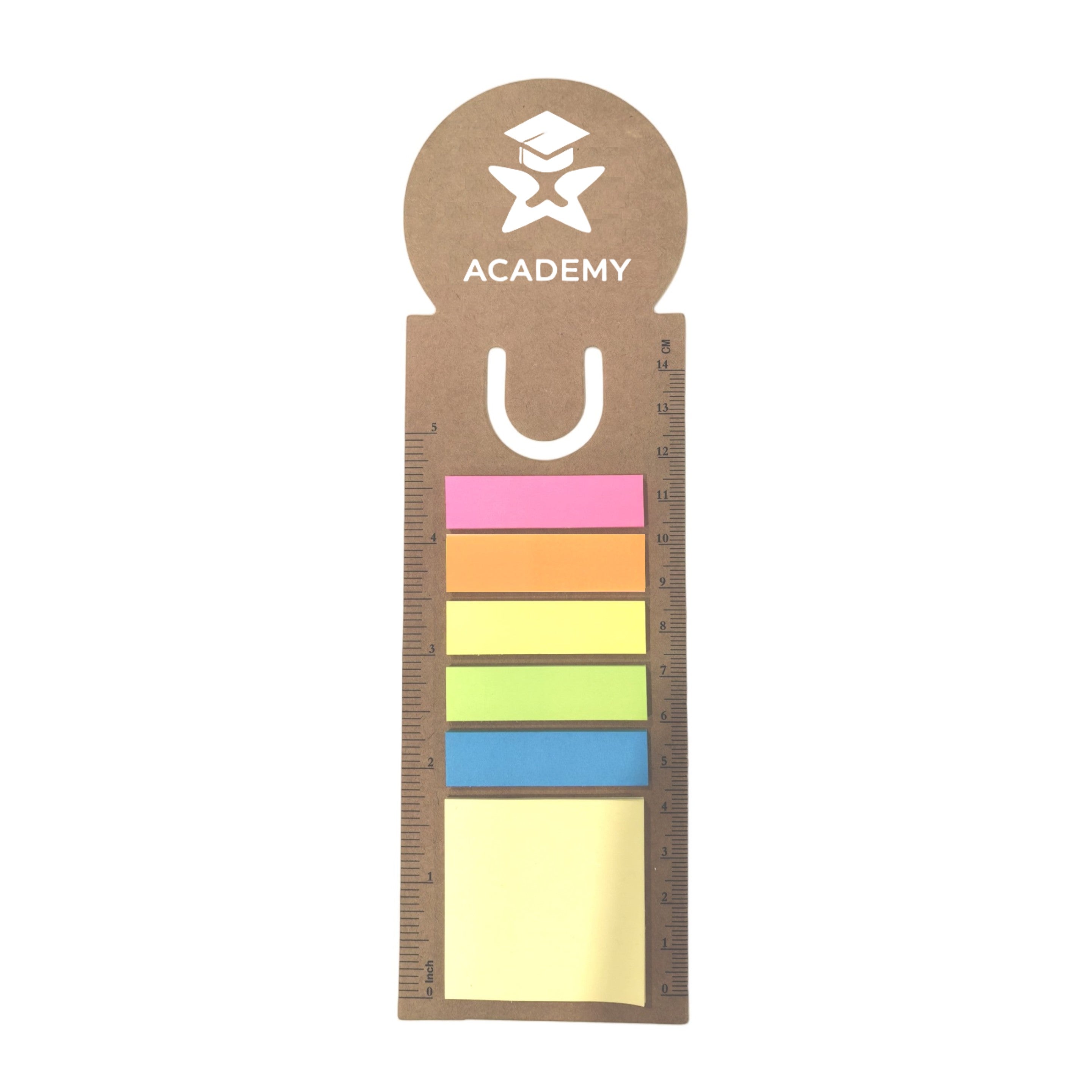 Bookmark Ruler 12 Sticky Note Bookmark with Ruler – upromousa