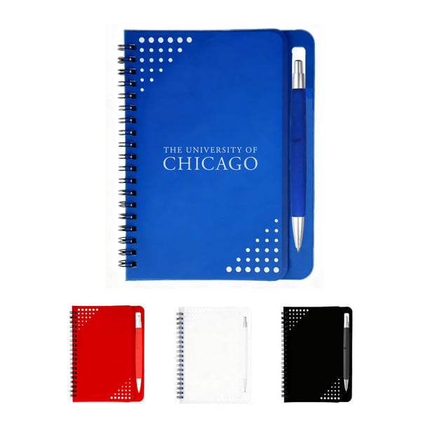 Spiral Notebook with Pen - OCEAN