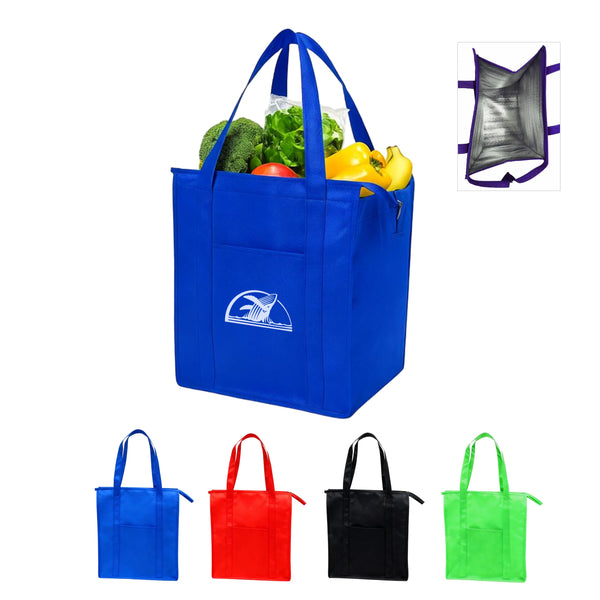 Non-Woven Insulated Shopper Tote Bag - OCEAN